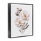 Stupell Industries Elegant Pressed Flowers Framed Giclee, design by Lettered and Lined